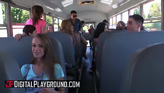 Kaci Lynn And Keiran Lee'S Steamy Ride On The Bus - Digital